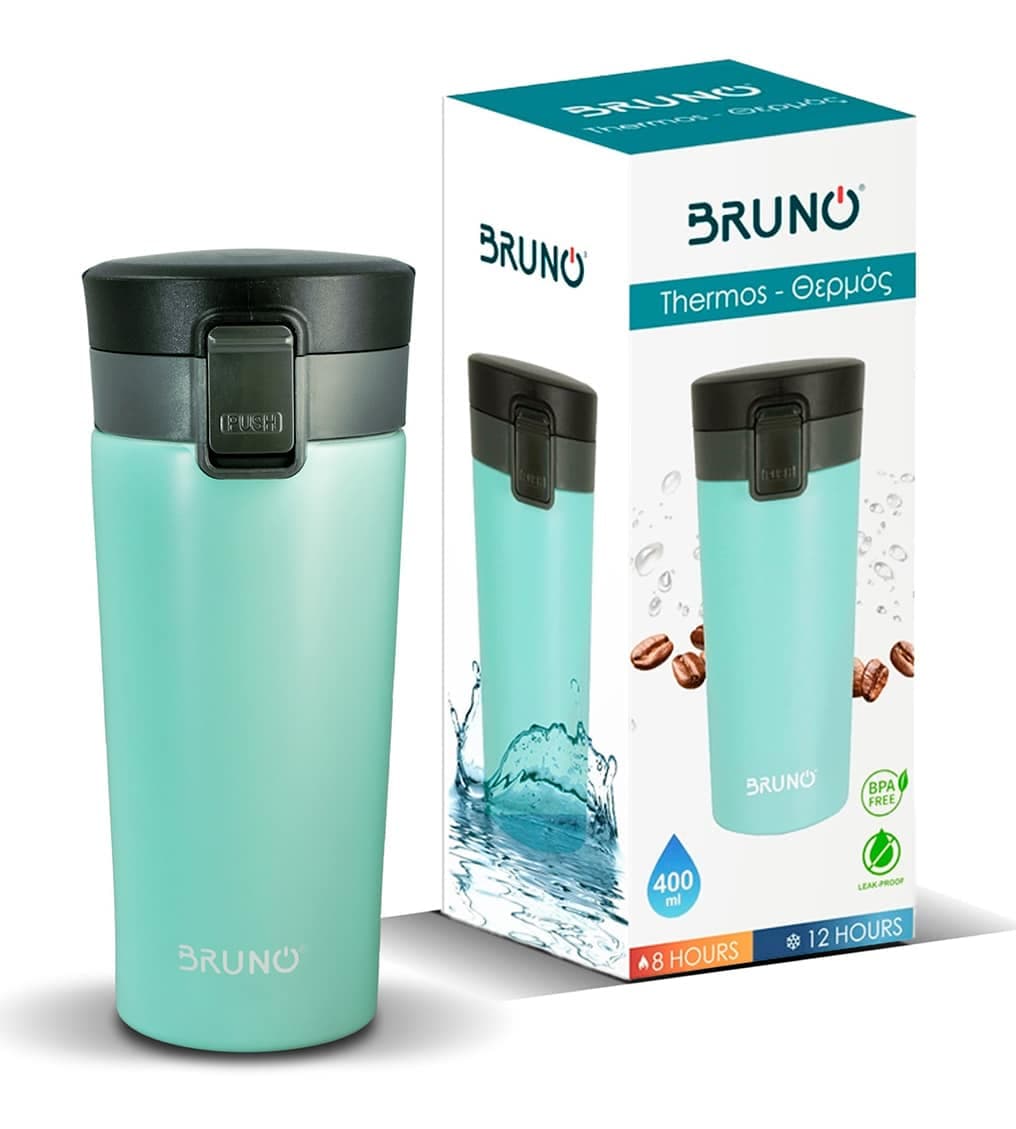 BRUNO θερμός BRN-0071, με κλείδωμα, anti-slip, 400ml,γαλάζιο 8