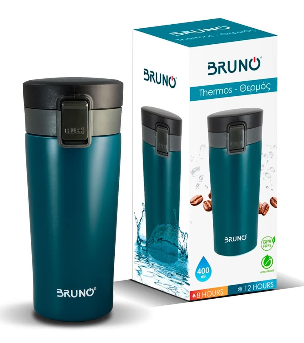 BRUNO θερμός BRN-0072, με κλείδωμα, anti-slip, 400ml, μπλε 8