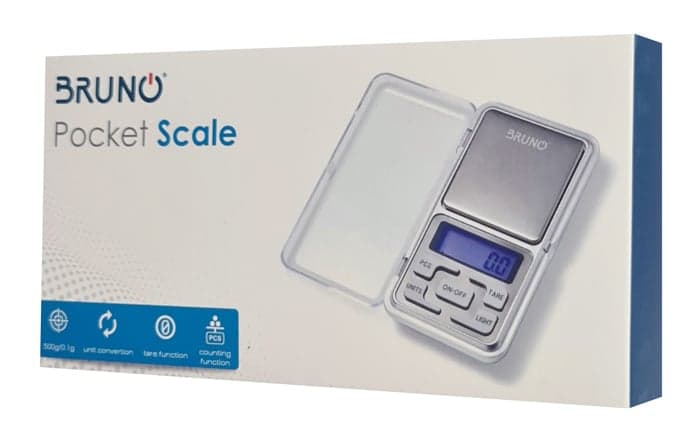 BRUNO μίνι ζυγαριά ακριβείας BRN-0076, έως 500g, ασημί 4
