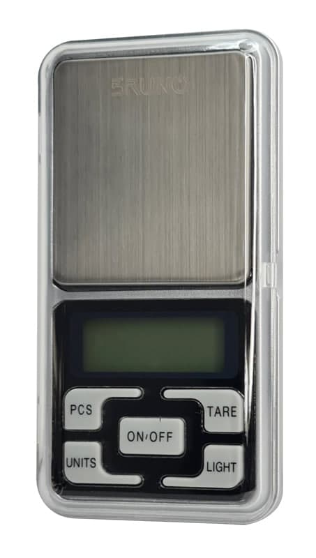 BRUNO μίνι ζυγαριά ακριβείας BRN-0076, έως 500g, ασημί
