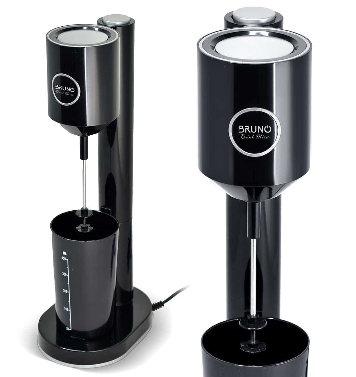 BRUNO φραπεδιέρα επιτραπέζια BRN-0183 100W με δοχείο 450ml, μαύρη
