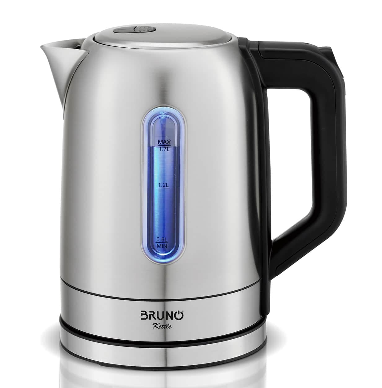 BRUNO βραστήρας νερού BRN-0213, ανοξείδωτος, 1.7L, 2200W, inox