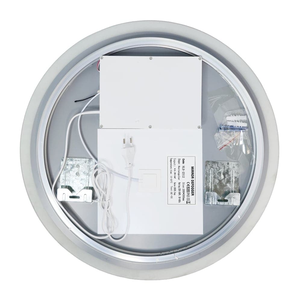 BRUNO καθρέφτης μπάνιου LED BRN-0275, στρόγγυλος, 24W, Φ50cm, IP67 3