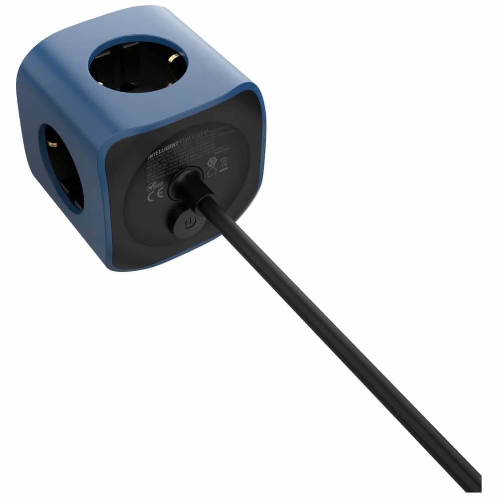 Πρίζα Cellline 6 σε 1 2500W USB/2xUSB-C 65W μπλε 3