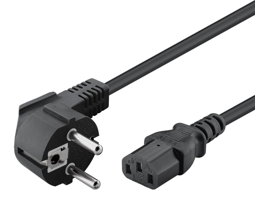 POWERTECH Καλώδιο τροφοδοσίας CAB-P020, 3x 0.75mm², CCS, 1.5m, μαύρο