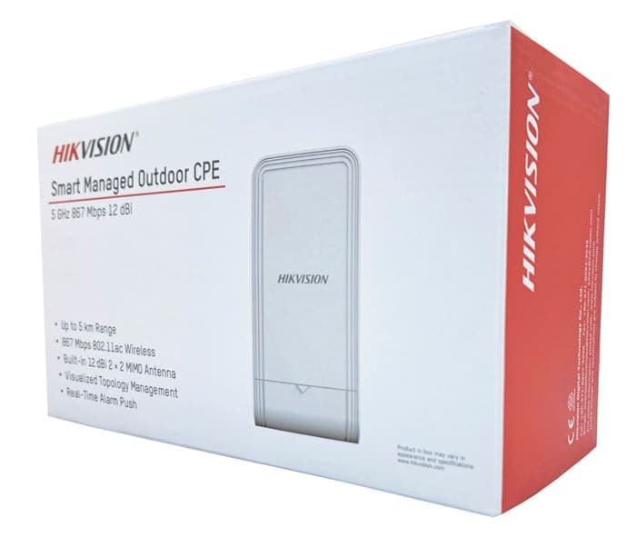 Ασύρματο CPE εξωτερικού χώρου HIKVISION DS-3WF02C-5AC/O, 867Mbps 5GHz, 12dBi 4