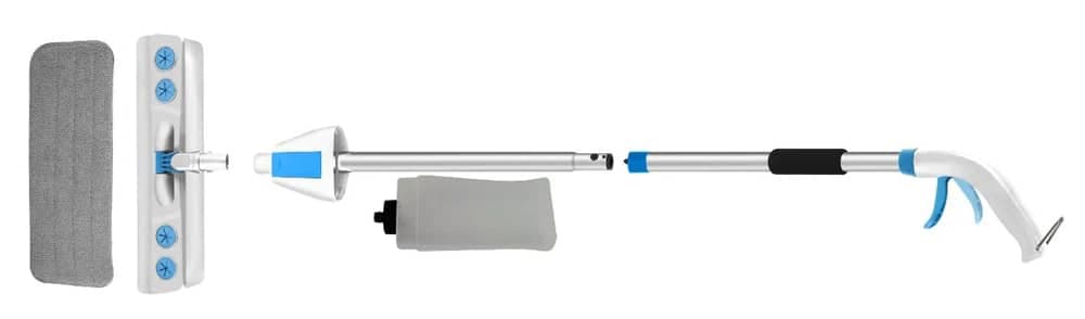 ESPERANZA παρκετέζα EHS003 με σπρέι ψεκασμού, 600ml δοχείο, 126cm 5