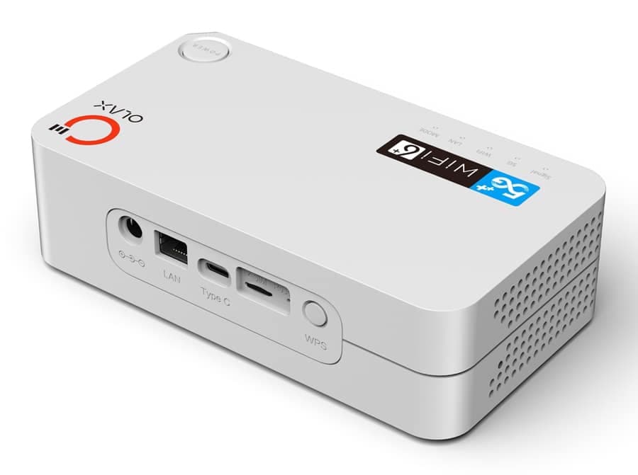 OLAX router 5G LTE G5010 με LAN θύρα, Wi-Fi 6, dual band, 4000mAh 3
