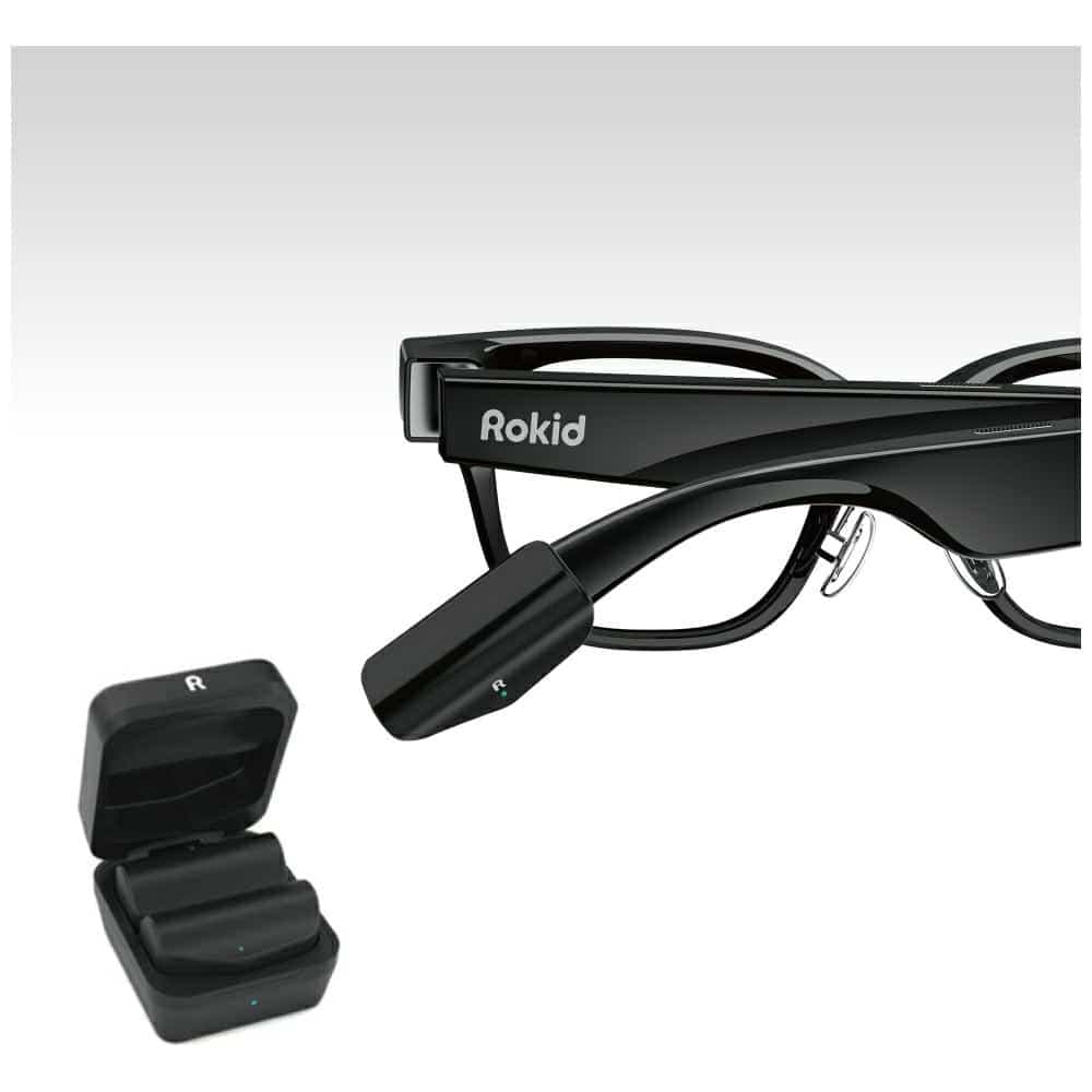 Κάψουλες φόρτισης με θήκη Rokid Power Capsule για γυαλιά Rokid AI σε μαύρο χρώμα 3