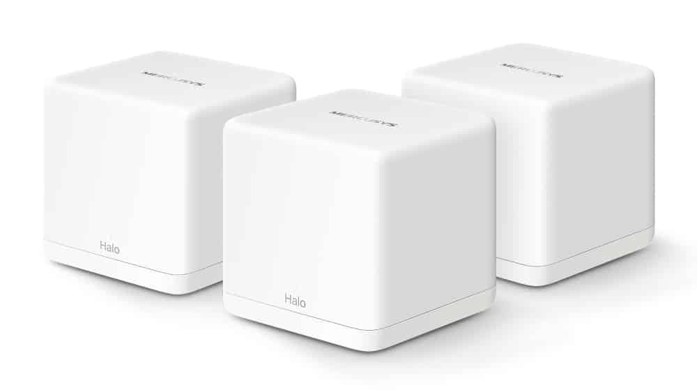 Σύστημα MERCUSYS Mesh WiFi 6 Halo H60X, 1500Mbps Διπλής Ζώνης, 3τμχ, V.1.0