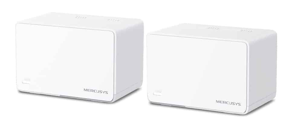 Σύστημα MERCUSYS Mesh Wi-Fi 6 Halo H80X, 3Gbps Διπλής Ζώνης, 2τμχ, Έκδ. 1.0
