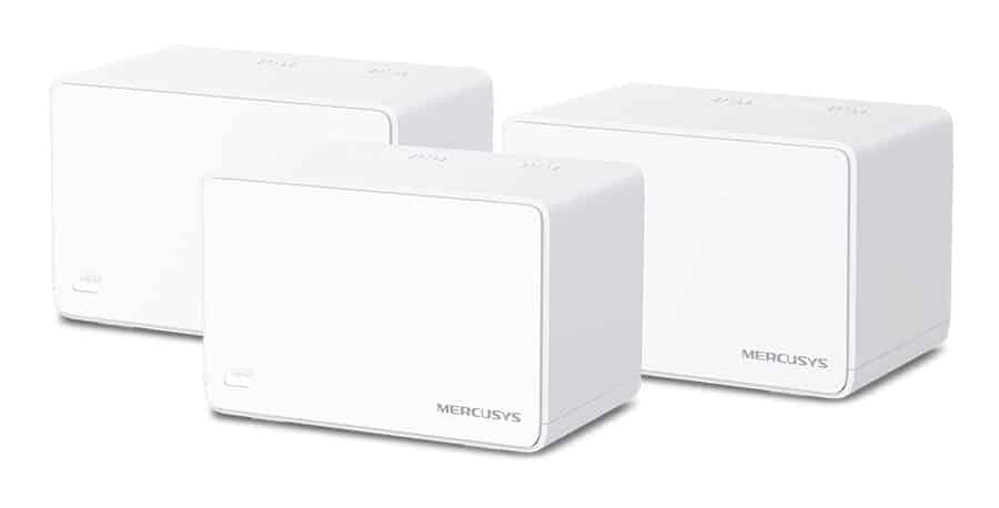 Σύστημα MERCUSYS Mesh Wi-Fi 6 Halo H80X, 3Gbps Διπλής Ζώνης, 3τμχ, Έκδ. 1.0
