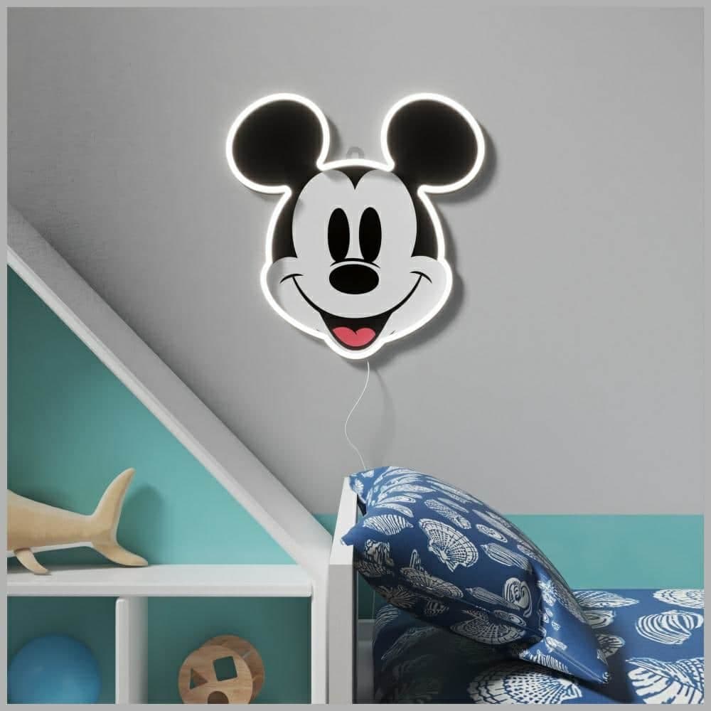 Neon Yellowpop Disney Mickey με τυπωμένο πρόσωπο 2