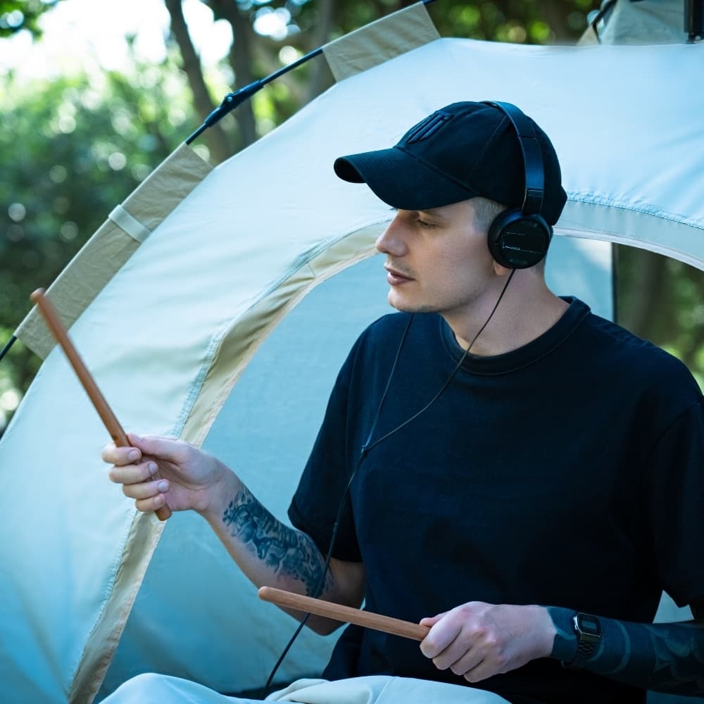Φορητό ηλεκτρονικό κιτ ντραμς AeroBand PocketDrum 2 Max καφέ 4