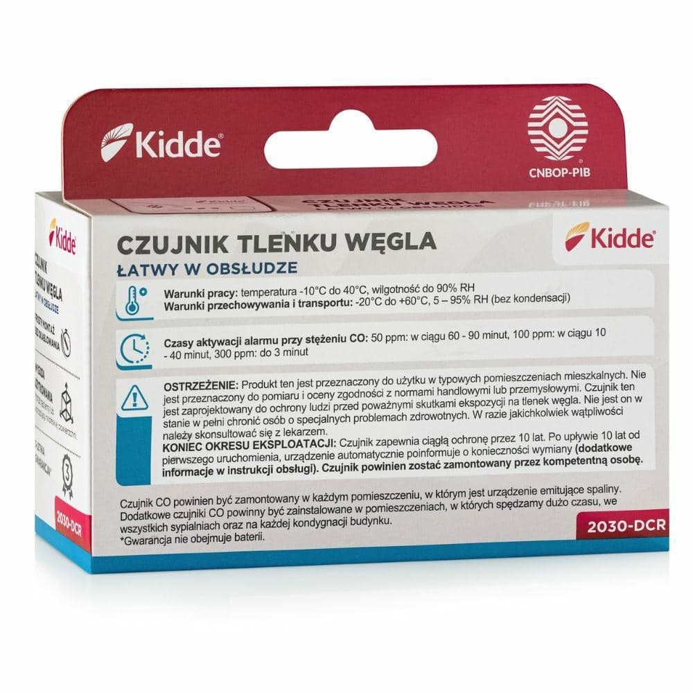 Ανιχνευτής μονοξειδίου του άνθρακα KIDDE 2030-DCR 7
