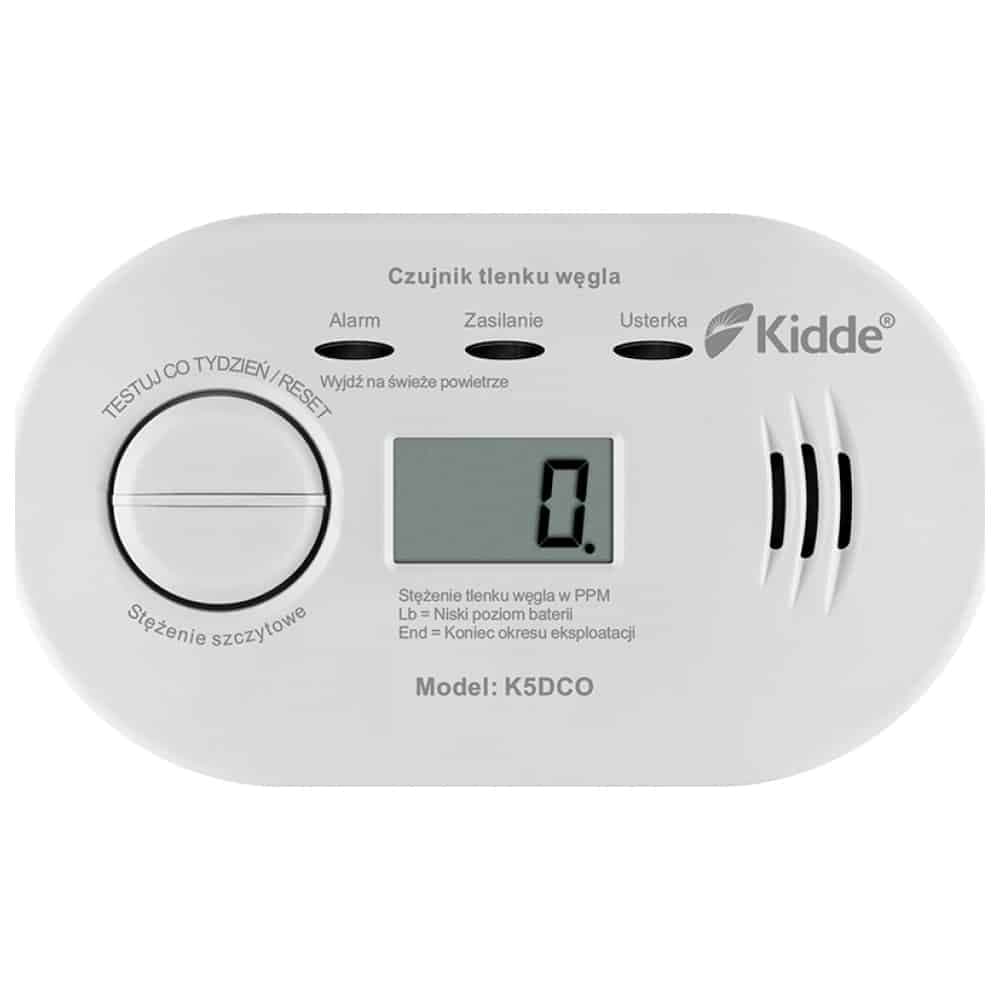 Οθόνη LCD ανιχνευτή μονοξειδίου του άνθρακα KIDDE K5DCO