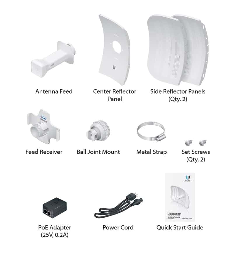 Σημείο πρόσβασης Ubiquiti LiteBeam M5 airMAX CPE LBE-M5-23, 23dBi, 5GHz 3