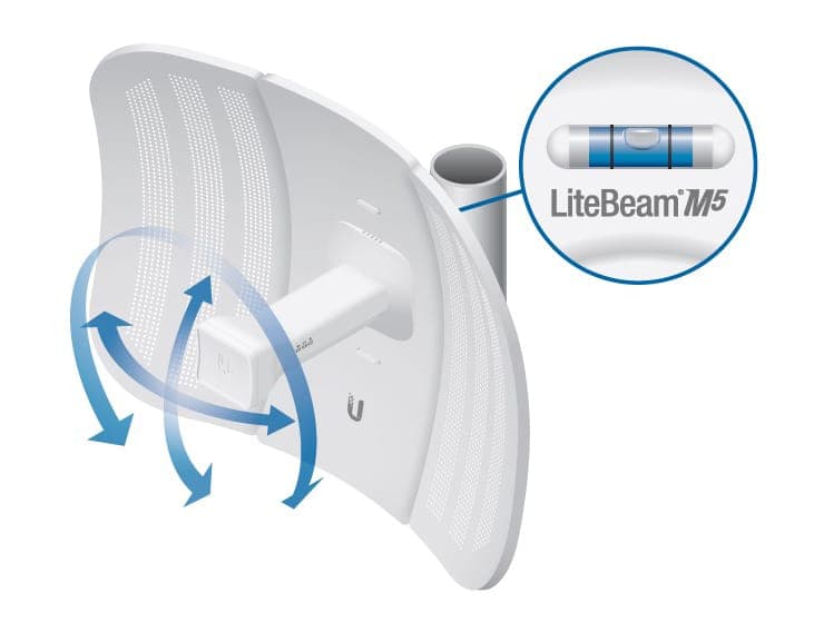 Σημείο πρόσβασης Ubiquiti LiteBeam M5 airMAX CPE LBE-M5-23, 23dBi, 5GHz 2