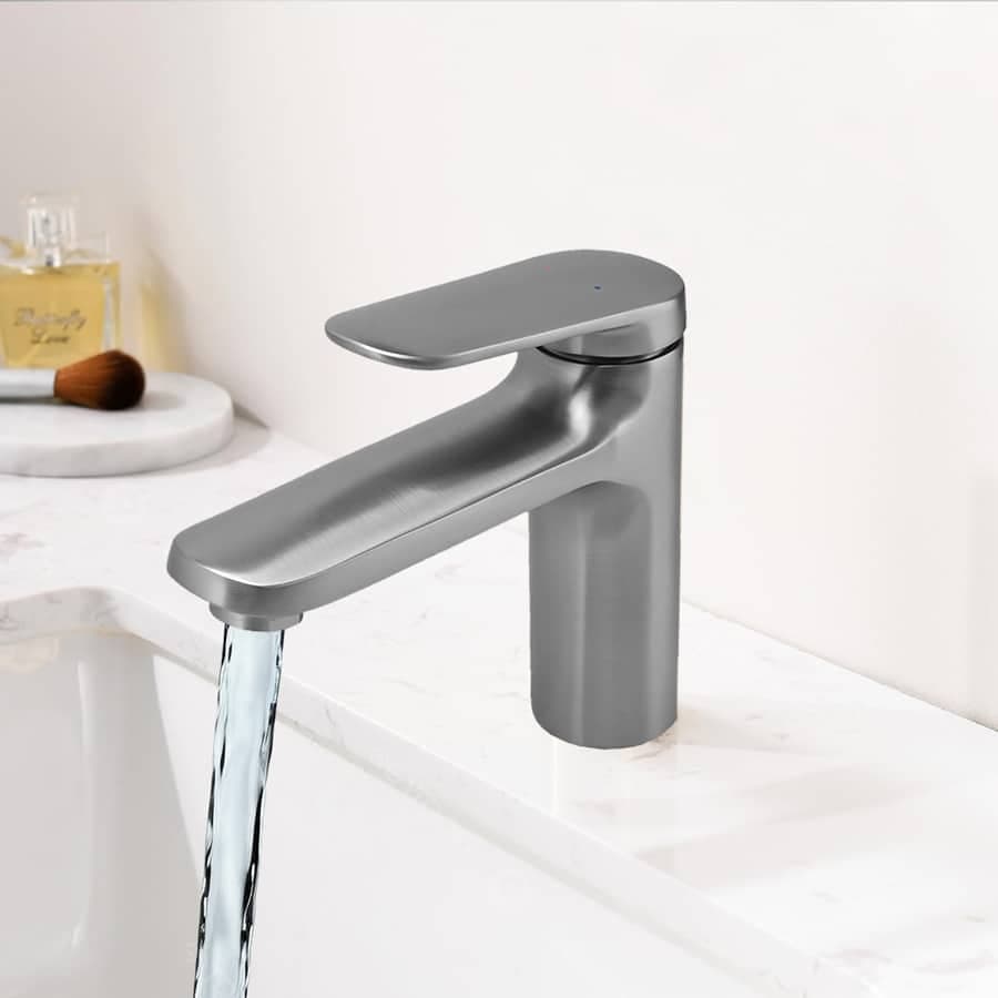 BRUNO μπαταρία νιπτήρα M11570-235C, αναμεικτική, ασημί 2
