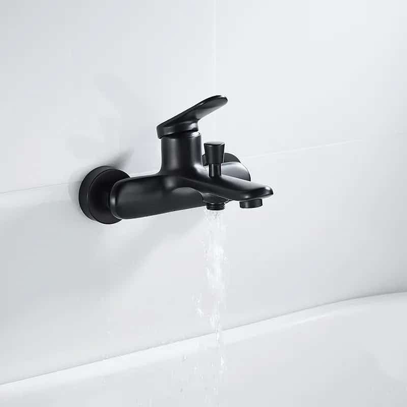 BRUNO μπαταρία τοίχου μπάνιου M31570-235H, αναμεικτική, μαύρη 6