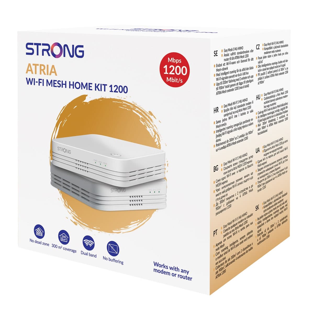 STRONG WiFi Mesh Home Kit ATRIA 1200 V2, 1200Mbps Διπλής Ζώνης, 2τμχ 10