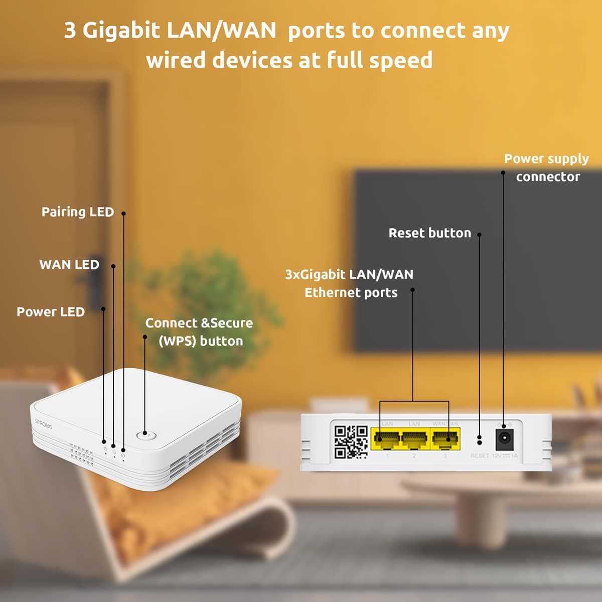 STRONG WiFi Mesh Home Kit ATRIA 1200 V2, 1200Mbps Dual Band, 3τμχ 7