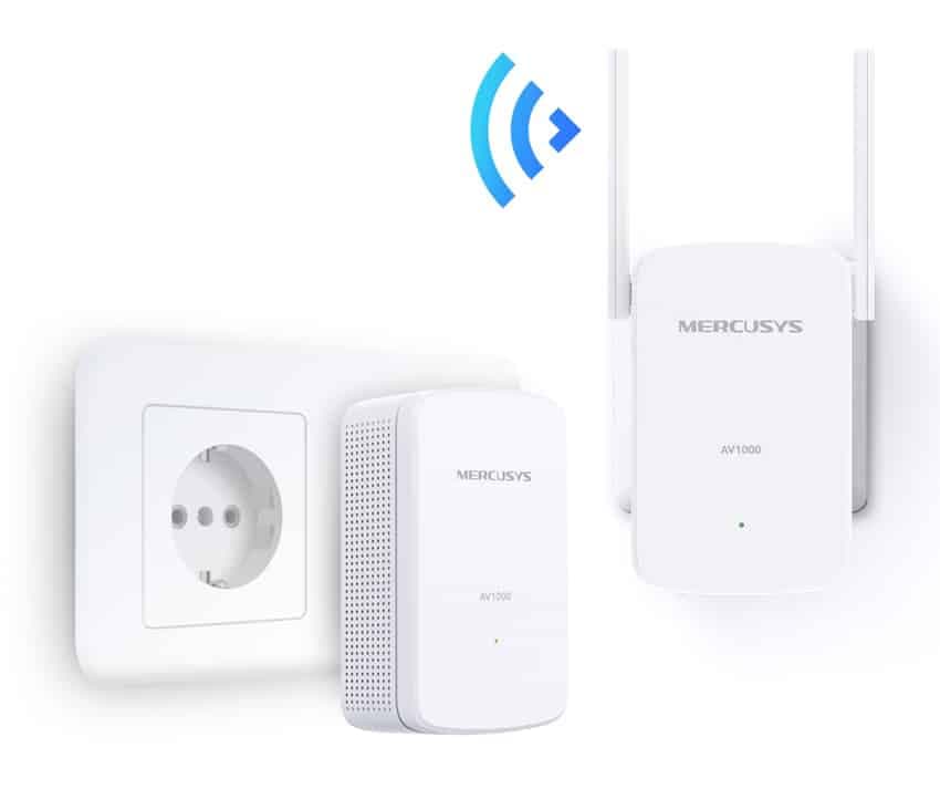 Κιτ επέκτασης Powerline MERCUSYS MP510, AV1000 Gigabit, WiFi, Έκδ.: 1.0 2