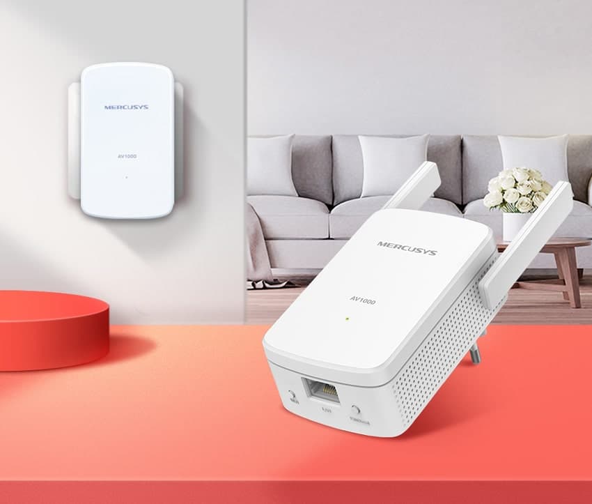 Κιτ επέκτασης Powerline MERCUSYS MP510, AV1000 Gigabit, WiFi, Έκδ.: 1.0 4