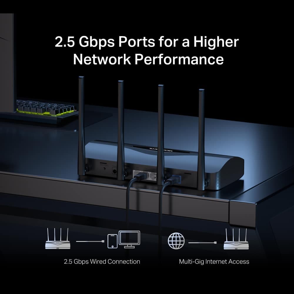 Δρομολογητής MERCUSYS MR27BE, WiFi 7, 3.6Gbps BE3600, EasyMesh, Έκδ. 1.20 7