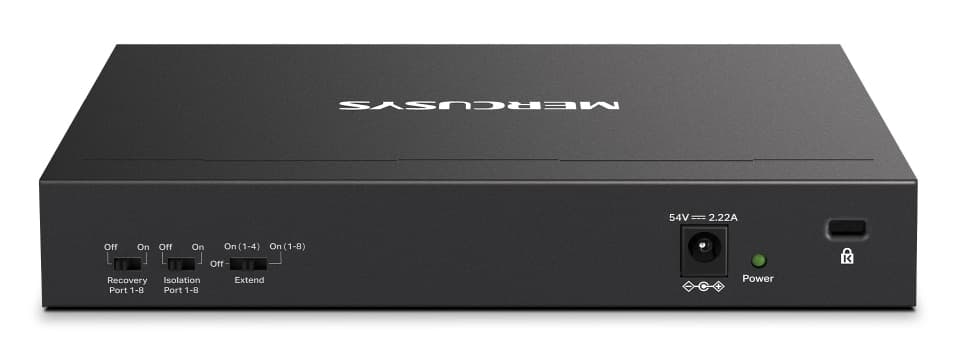 MERCUSYS Desktop Switch MS110CMP, 8x 10/100Mbps PoE+, 2x Gigabit, Έκδ. 1.0 3