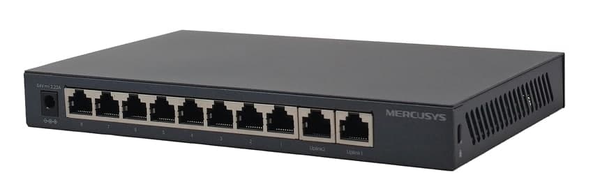 MERCUSYS Επιτραπέζιος Διακόπτης MS110GMP, 8x 10/100/1000Mbps PoE+, 2x Gigabit, Έκδ. 1.0 2