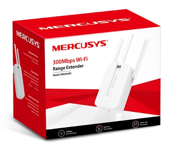 Επέκταση εμβέλειας Wi-Fi MERCUSYS MW300RE, 300Mbps, MIMO, Έκδ. 4 3