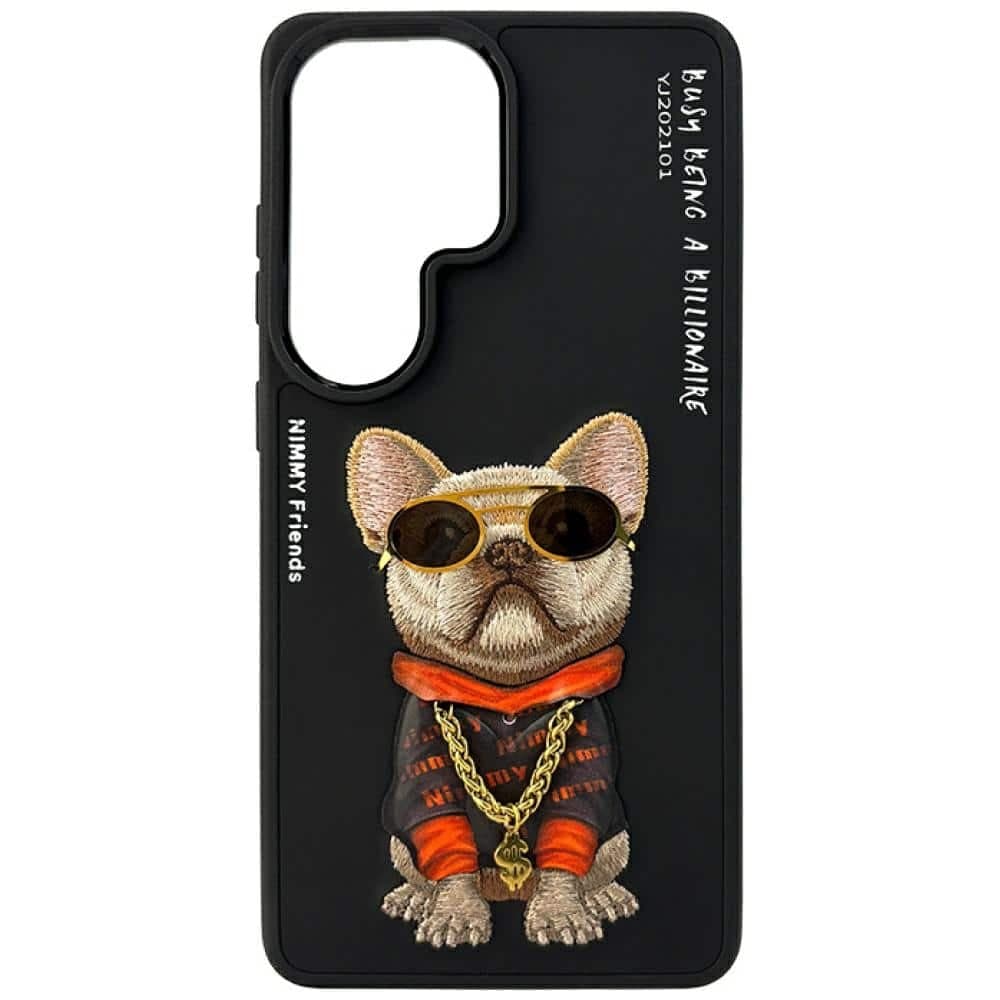 Nimmy Glasses Cool Dog - θήκη για Samsung Galaxy S26 Ultra - Μαύρο