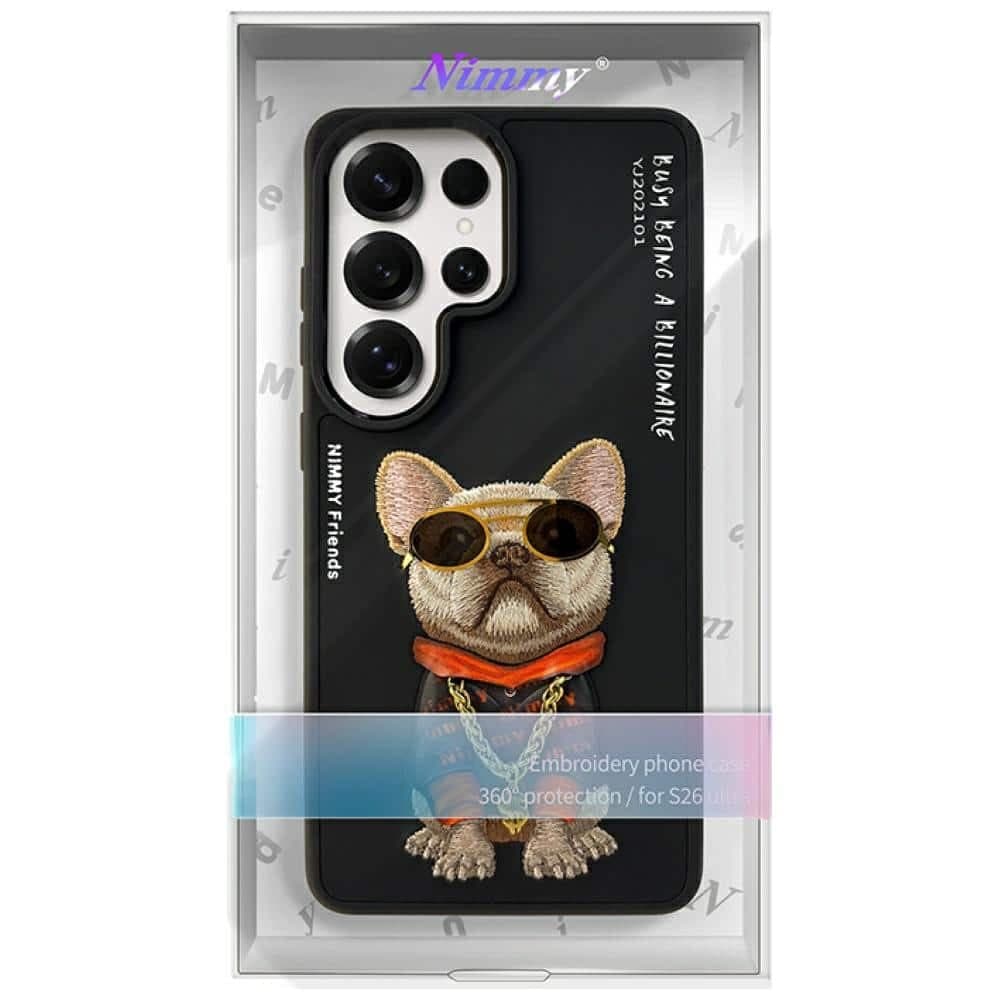 Nimmy Glasses Cool Dog - θήκη για Samsung Galaxy S26 Ultra - Μαύρο 7