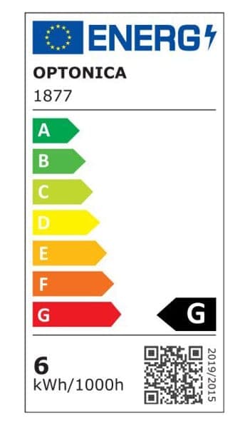 OPTONICA LED λάμπα R63 1877, 6W, 4500K, E27, 480lm 2