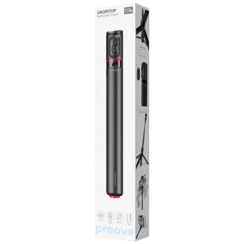 Τρίποδο Selfie Stick Proove DropStop Μαύρο 2
