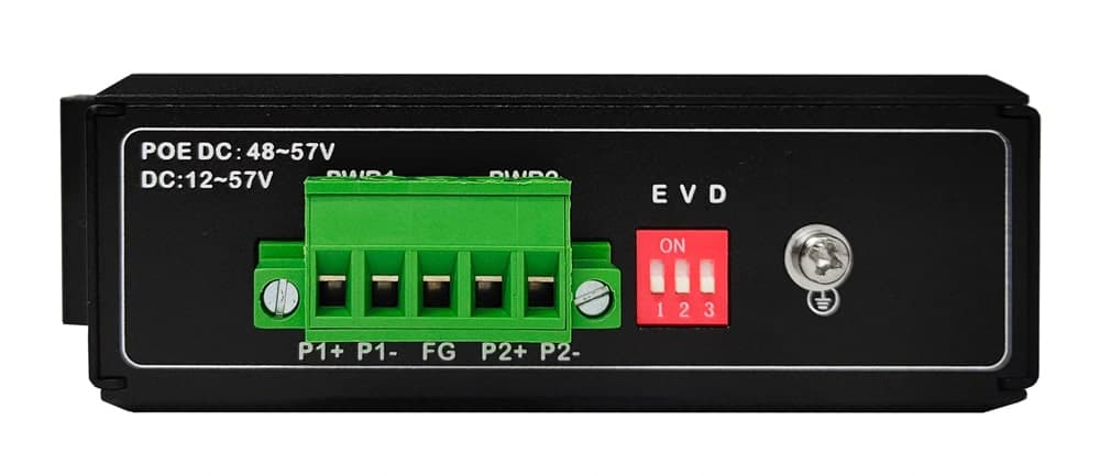HIMAX industrial PoE switch PS1402G-I, 4x GE PoE & 2x GE θύρες, έως 1000Mbps 3
