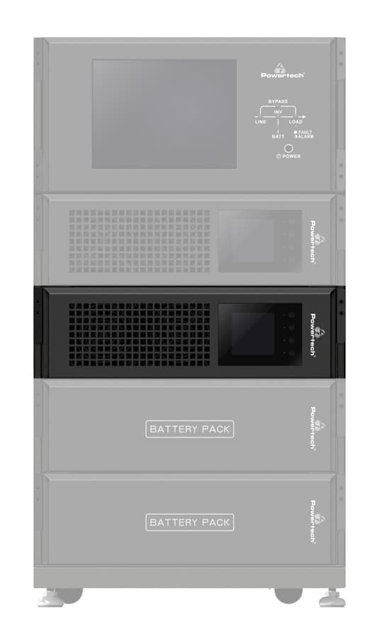 POWERTECH UPS On Line PT-10K3P1P, 10KVA/10KW, 3P/1P 2
