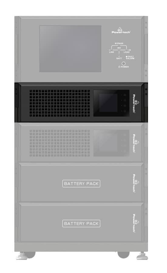 POWERTECH UPS On Line PT-10K3P3P, 10KVA/10KW, 3P/3P, 3U R/T 2