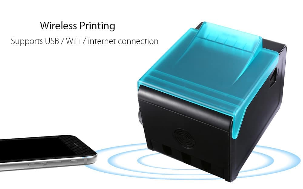 POWERTECH θερμικός εκτυπωτής κουζίνας PT-1107, USB/Bluetooth/Ethernet/WiFi/Serial 2
