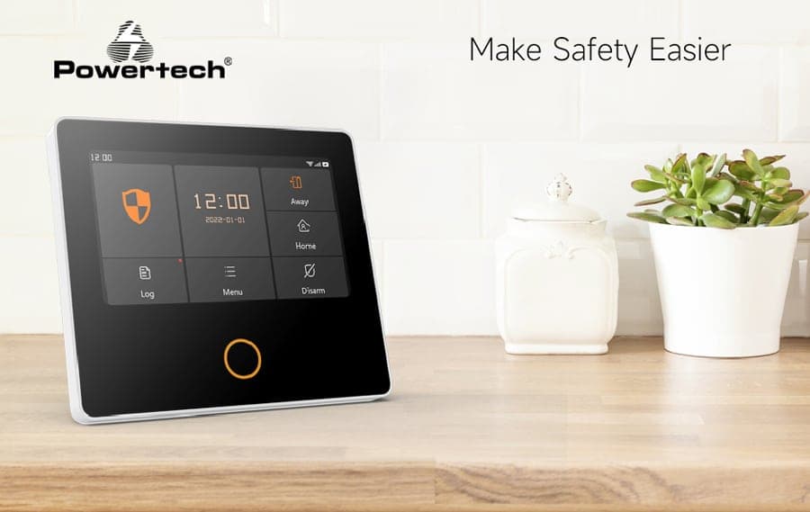 POWERTECH ασύρματο σύστημα συναγερμού PT-1125, αφής, Wi-Fi, 2G, TUYA 2