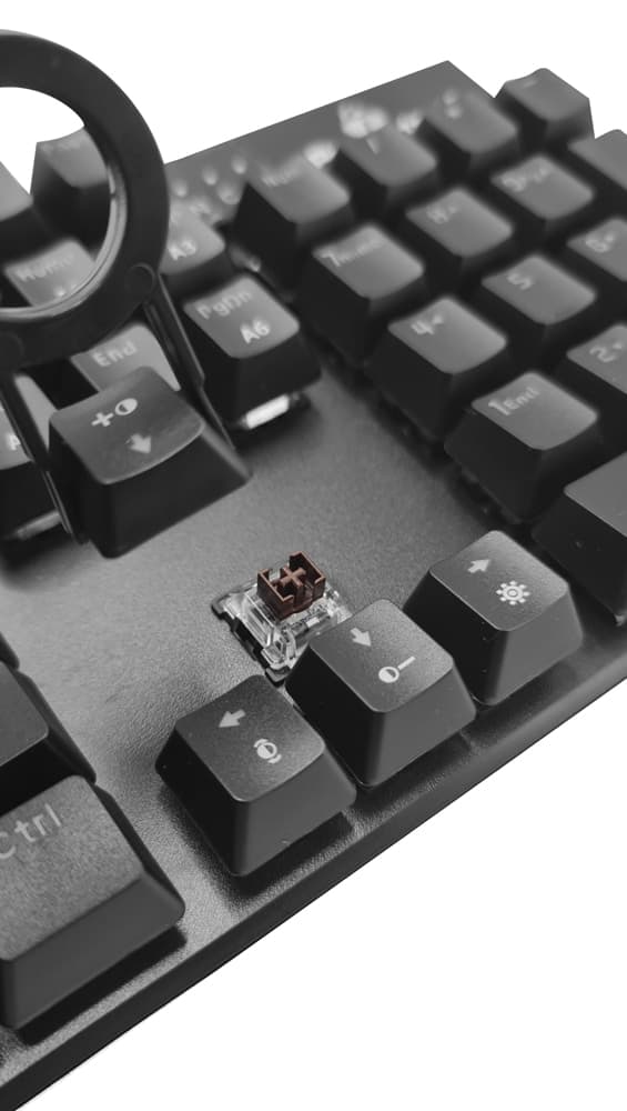POWERTECH gaming μηχανικό πληκτρολόγιο PT-1254, ενσύρματο, RGB, μαύρο 6