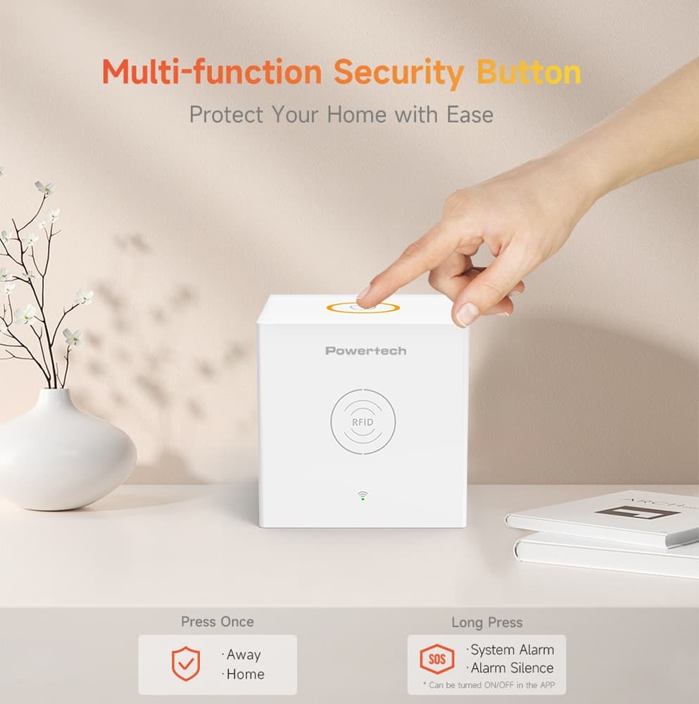 POWERTECH smart ασύρματο σύστημα συναγερμού PT-1285, RFID, WiFi, TUYA 7
