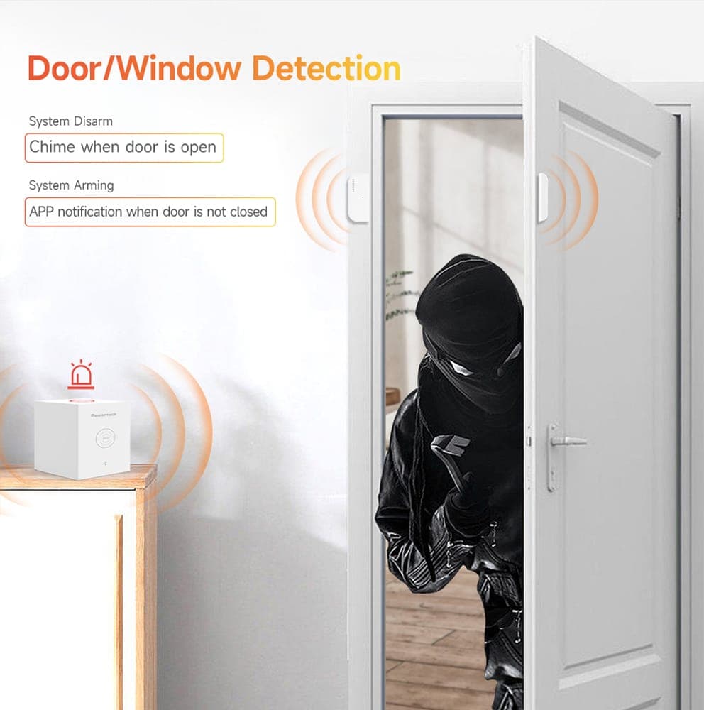 POWERTECH smart ασύρματο σύστημα συναγερμού PT-1285, RFID, WiFi, TUYA 10