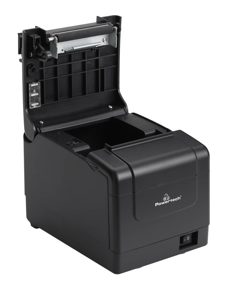 POWERTECH θερμικός εκτυπωτής αποδείξεων PT-1304, USB/LAN, μαύρος 3
