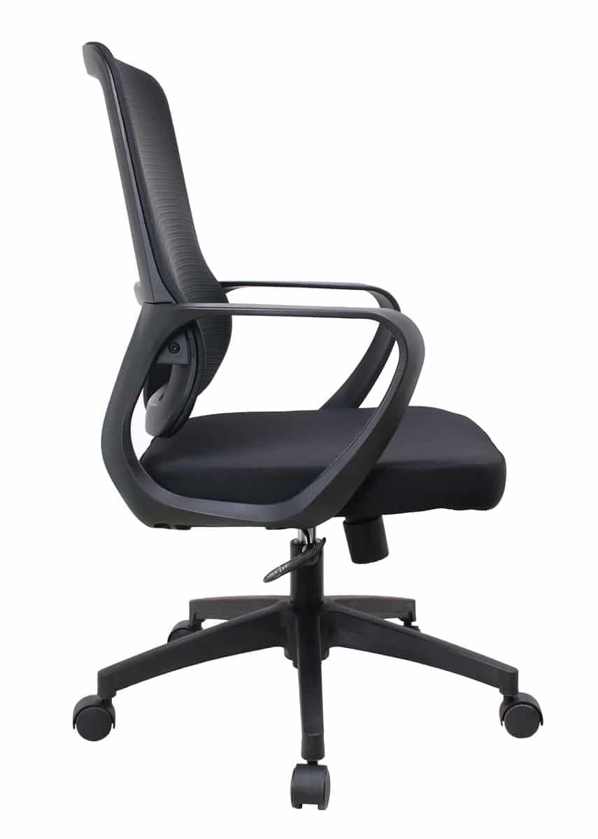 POWERTECH καρέκλα γραφείου PT-1391 με μπράτσα και ανάκλιση, ρυθμιζόμενο ύψος, μαύρη 4