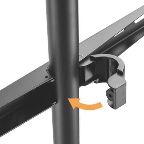 POWERTECH βάση τηλεόρασης δαπέδου PT-1400, 45-65", έως 32kg 3