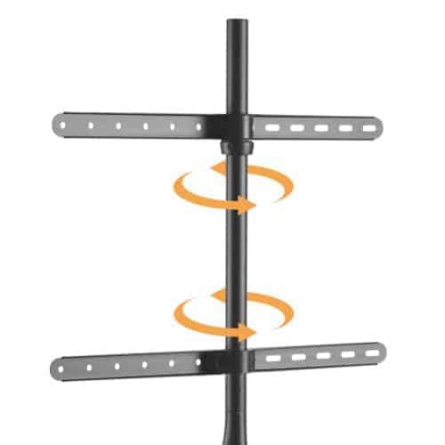 POWERTECH βάση τηλεόρασης δαπέδου PT-1400, 45-65", έως 32kg 4