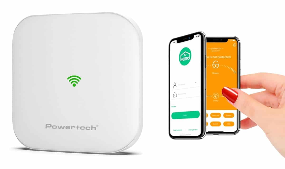 POWERTECH ασύρματο σύστημα συναγερμού PT-1418, WiFi, 4G 2