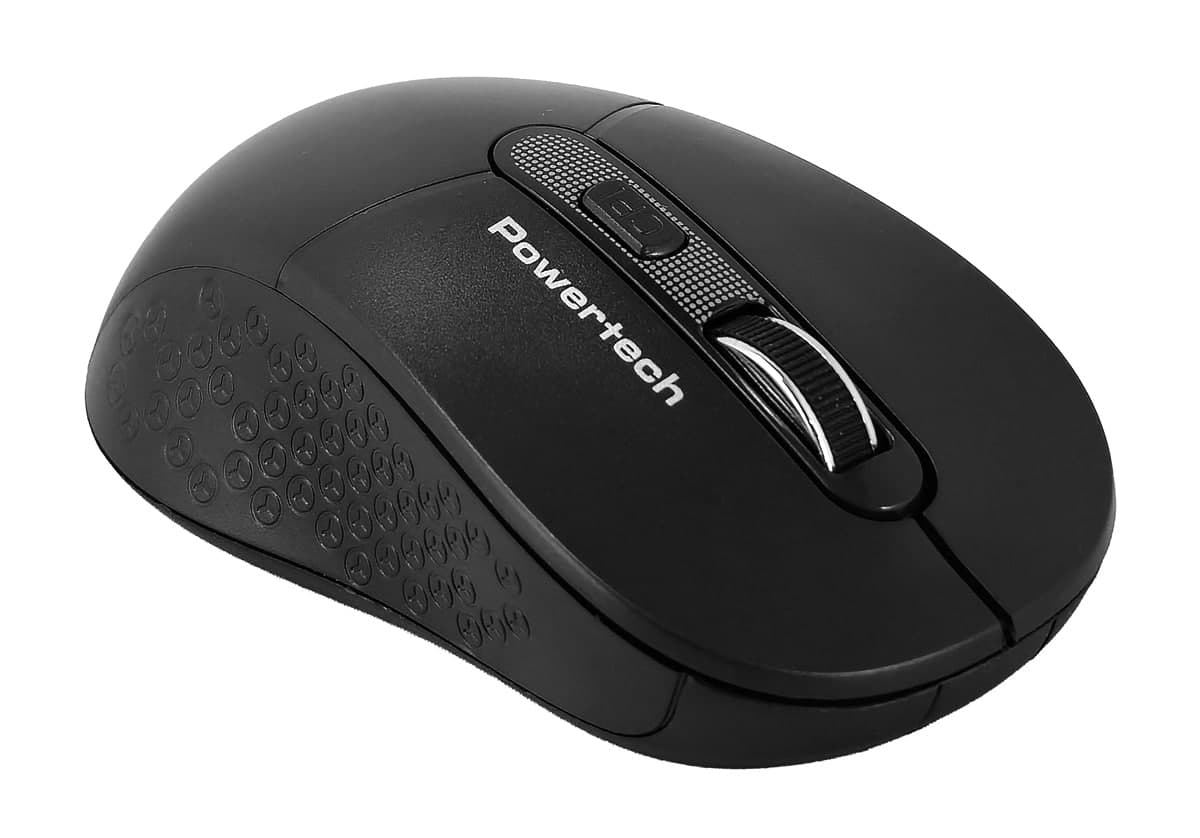 POWERTECH ασύρματο ποντίκι PT-1466, USB δέκτης, έως 1600DPI, μαύρο 2